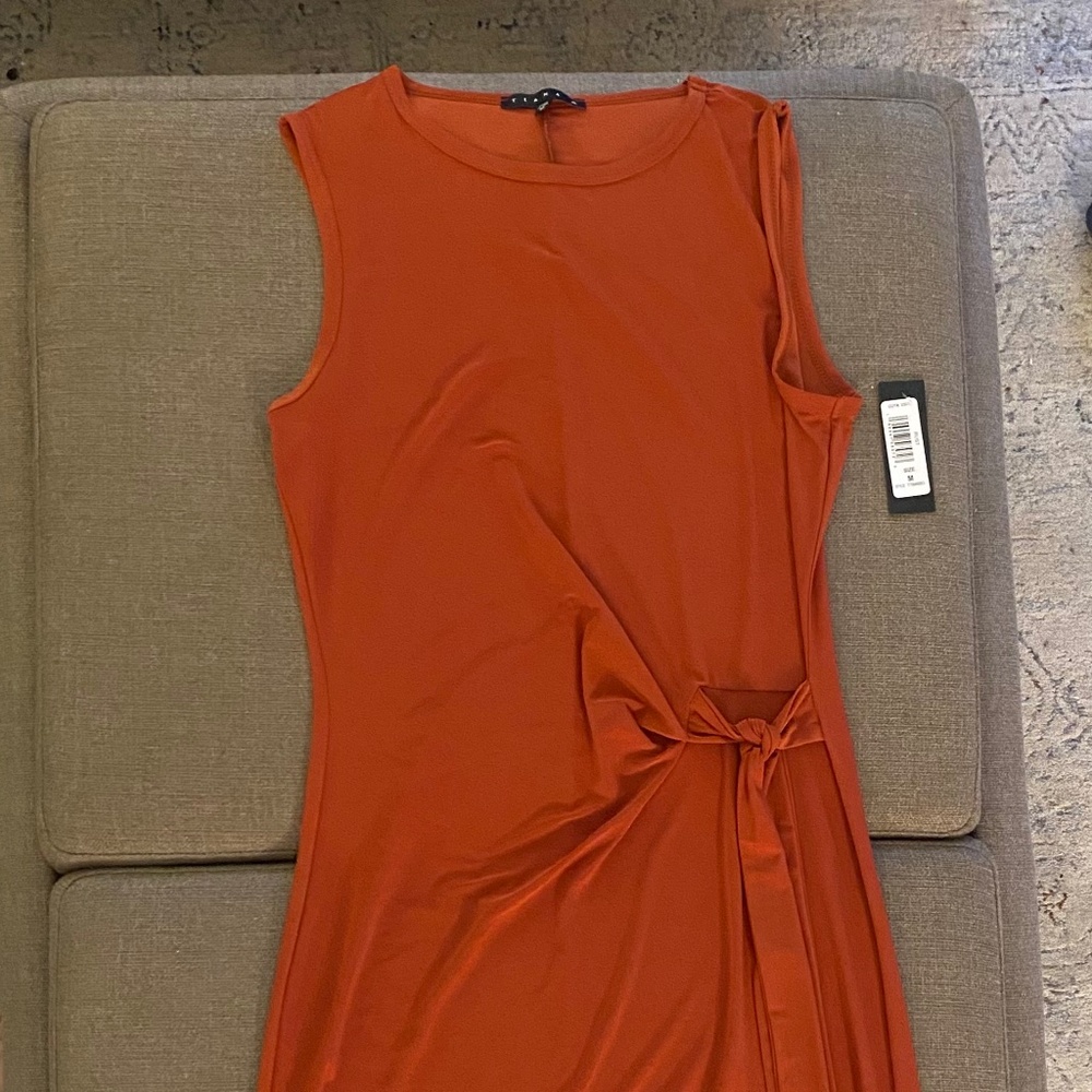 Tiana B. Medium orange dress new with tag